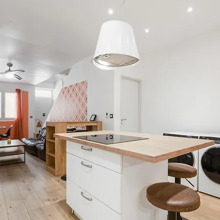 Quarto em Acomodações Particulares Nomad Ambre & Nomad Argile Double Avec Sdb Partagee - Nomad